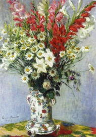 Vaas met bloemen, Claude Monet