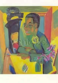 De schilder (zelfportret), Ernst Ludwig Kirchner