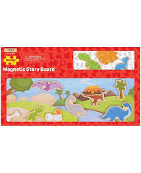 Magnetic Story Board, wilde dieren ( hout, 3+)