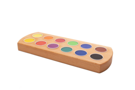 Grennn beuken waterverfhouder ( 12 kleuren)