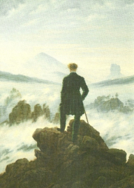 Wandelaar bij nevelzee, Caspar David Friedrich