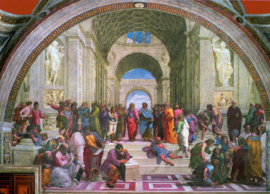 School van Athene, Rafaël, poster