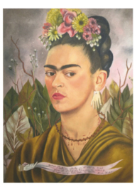 Zelfportret toegewijd aan Dr. Eloesser, Frida Kahlo