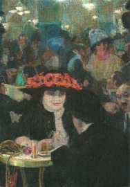 Dame met hoed, Leo Gestel