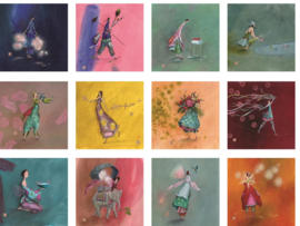 G. Boissonard, La Nuit, 30x30cm maandkalender 2027