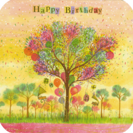 Happy Birthday, boom met geschenken, Jehanne Weyman