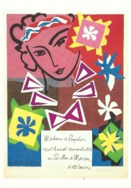 Affiche voor tentoonstelling Parijs 1951, Henri Matisse
