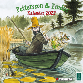 Pettson & Findus, 30x30cm maandkalender 2027