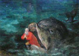 Jonas komt uit de keel van de walvis, Jan Brueghel de Oudere