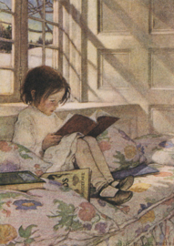 Lezend meisje, Jessie Willcox Smith