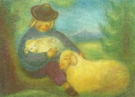 Herder met schapen, Ruth Elsässer
