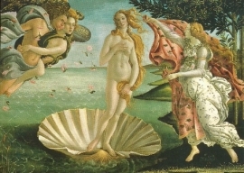 De geboorte van Venus, Sandro Botticelli