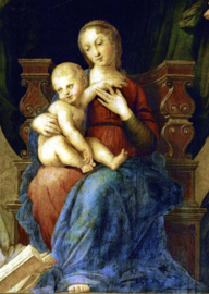 Madonna del Baldacchino (detail), Rafael