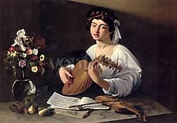 Luitspeler, Caravaggio