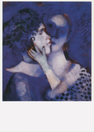 Liefdespaar in blauw, Marc Chagall