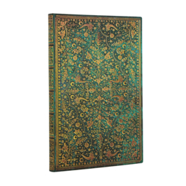 18 maands agenda Paperblanks July 2026-2027 Emerald Flower Maxi Vertical