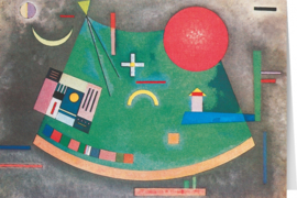 Pijl naar de cirkel, Wassily Kandinsky