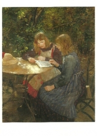 Twee meisjes in de tuin, Fritz Uhde