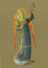 Musicerende engel trompet, Fra Angelico
