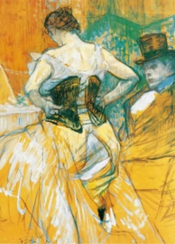 Vrouw in corset, Henri de Toulouse-Lautrec