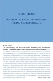 Die Verantwortung des Menschen für die Weltentwickelung, GA 203 / Rudolf Steiner