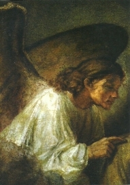 Droom van Jozef (detail), Rembrandt