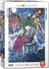 De blauwe violist , Marc Chagall (1000 st)