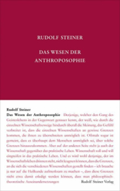 Das Wesen der Anthroposophie GA 80a / Rudolf Steiner