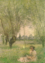 Vrouw onder de wilgen, Claude Monet