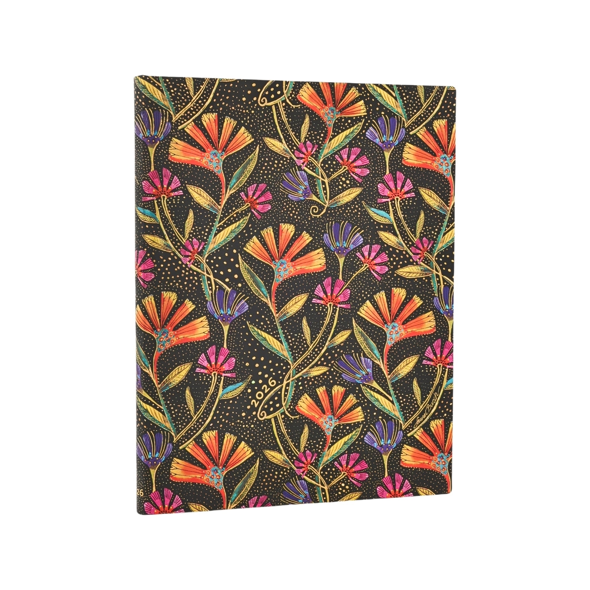 12 maands agenda Paperblanks 2026 Wild Flowers Vertical Ultra