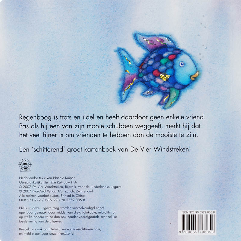 De mooiste vis van de zee kartonboekje  / Marcus Pfister
