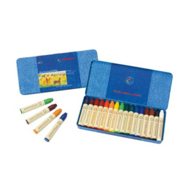Stockmar wasstiftjes ass. 16 kleuren