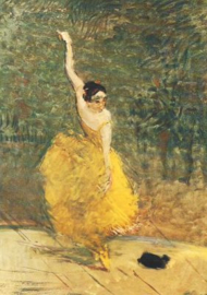 Spaanse danseres, Henri de Toulouse-Lautrec