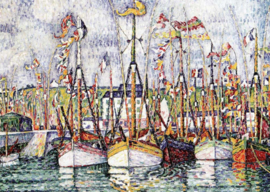 De zegening van de tonijnboten, Paul Signac