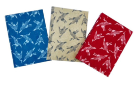Olino Paperworks, Notebook loktapapier Kraanvogel, Rood