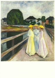 Drie meisjes op de brug, Edvard Munch
