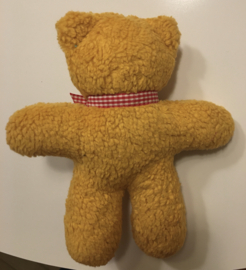 Beertje donkergeel handgemaakt (22cm)