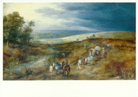 Landschap met roerdompjagers, Jan Brueghel de oudere