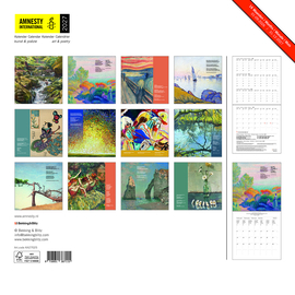 Amnesty International 30x30cm maandkalender 2027