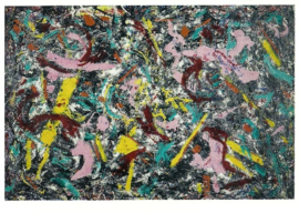 Ongevormde figuur, 1953, Jackson Pollock