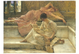Een lievelingsdichter, Sir Lawrence Alma-Tadema