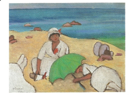 Aan het strand, Gabriele Münter