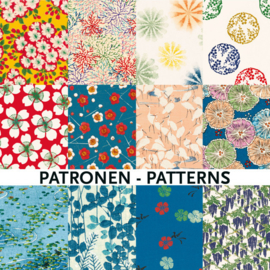 Cadeaupapier boek Japanese patterns