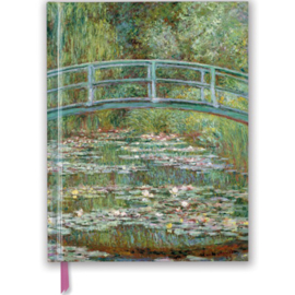 Bridge, Claude Monet, A Flame Tree Blank Sketch Book