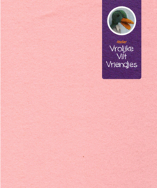 Wolvilt licht roze 01