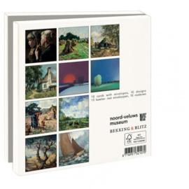 Kaartenmapje met enveloppen, Noord-Veluws Museum