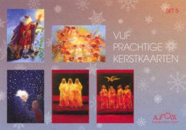 Vijf prachtige kerstkaarten II, verschillende kunstenaars