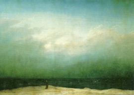 Monnik aan zee, Caspar David Friedrich