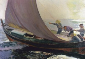 Een windvlaag, Joaquin Sorolla Y Bastida