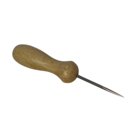Prikpen met houten handvat